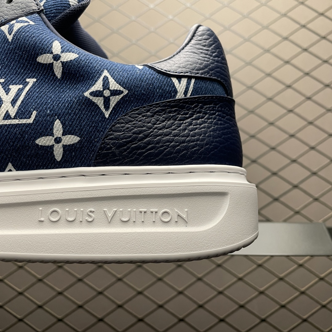 图片[4]-Louis Vuitton LV 路易威登 Beverly Hills 低帮休闲板鞋 海淘代购同渠道品质 高端零售 外贸充正专供 原版购入开发 ZP级全套包装 完美楦型 正确卡色 大底TPU 质感媲美原版 细节与原版一致 请注意区分市面通货材 尺码：38 39 40 41 42 43 44 45 46-选品中心