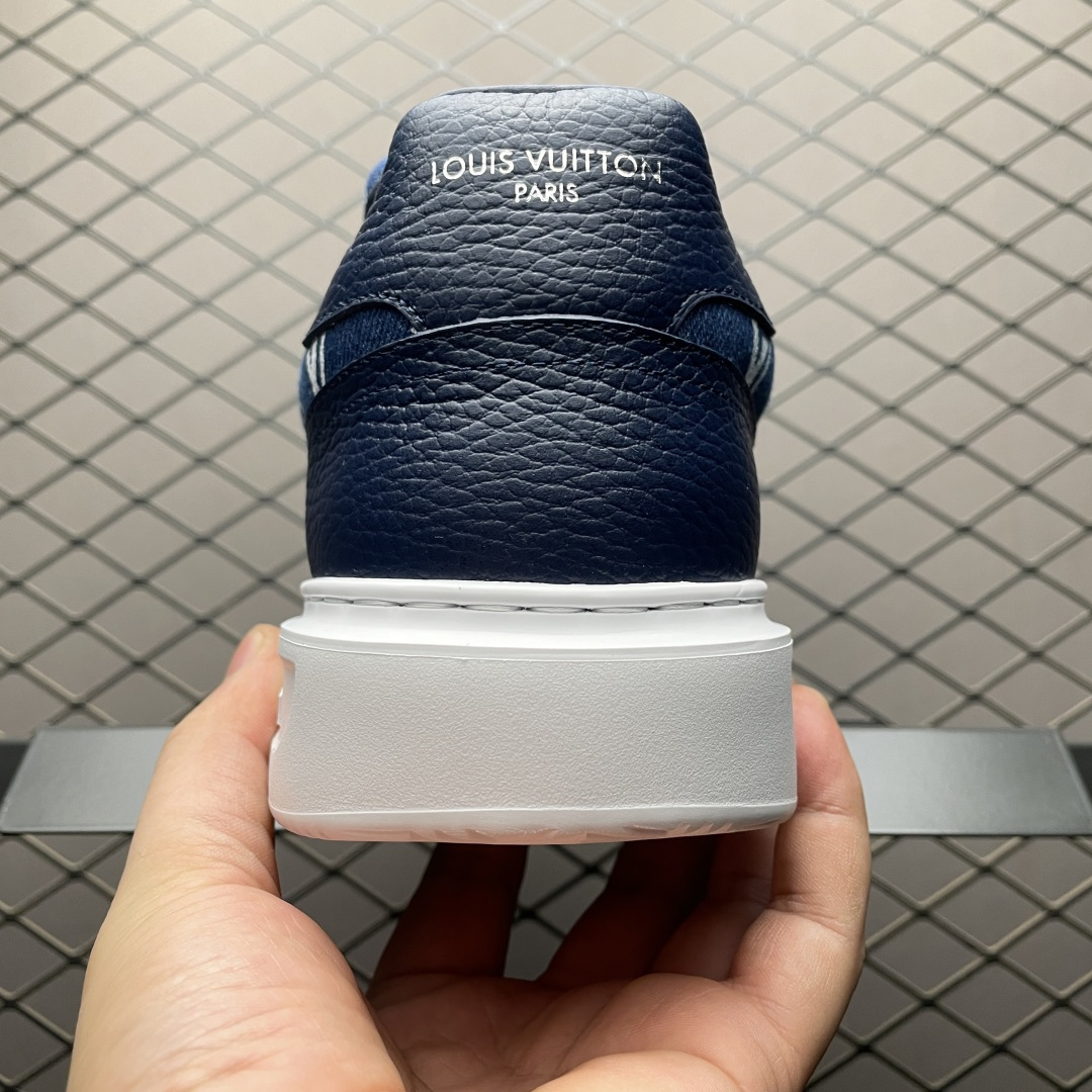 图片[2]-Louis Vuitton LV 路易威登 Beverly Hills 低帮休闲板鞋 海淘代购同渠道品质 高端零售 外贸充正专供 原版购入开发 ZP级全套包装 完美楦型 正确卡色 大底TPU 质感媲美原版 细节与原版一致 请注意区分市面通货材 尺码：38 39 40 41 42 43 44 45 46-选品中心
