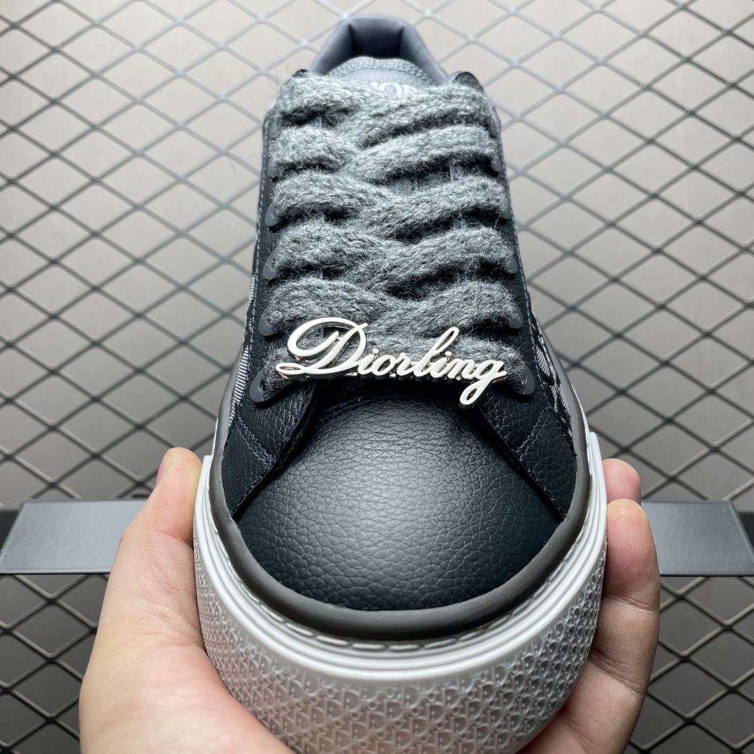 图片[9]-Dior 迪奥 B33 低帮休闲运动鞋 海淘代购同渠道品质 高端零售 外贸充正专供 原版购入开发 ZP级全套包装 完美楦型 正确卡色 质感媲美原版 细节与原版一致 请注意区分市面通货材 尺码：39 40 41 42 43 44 45 46-选品中心