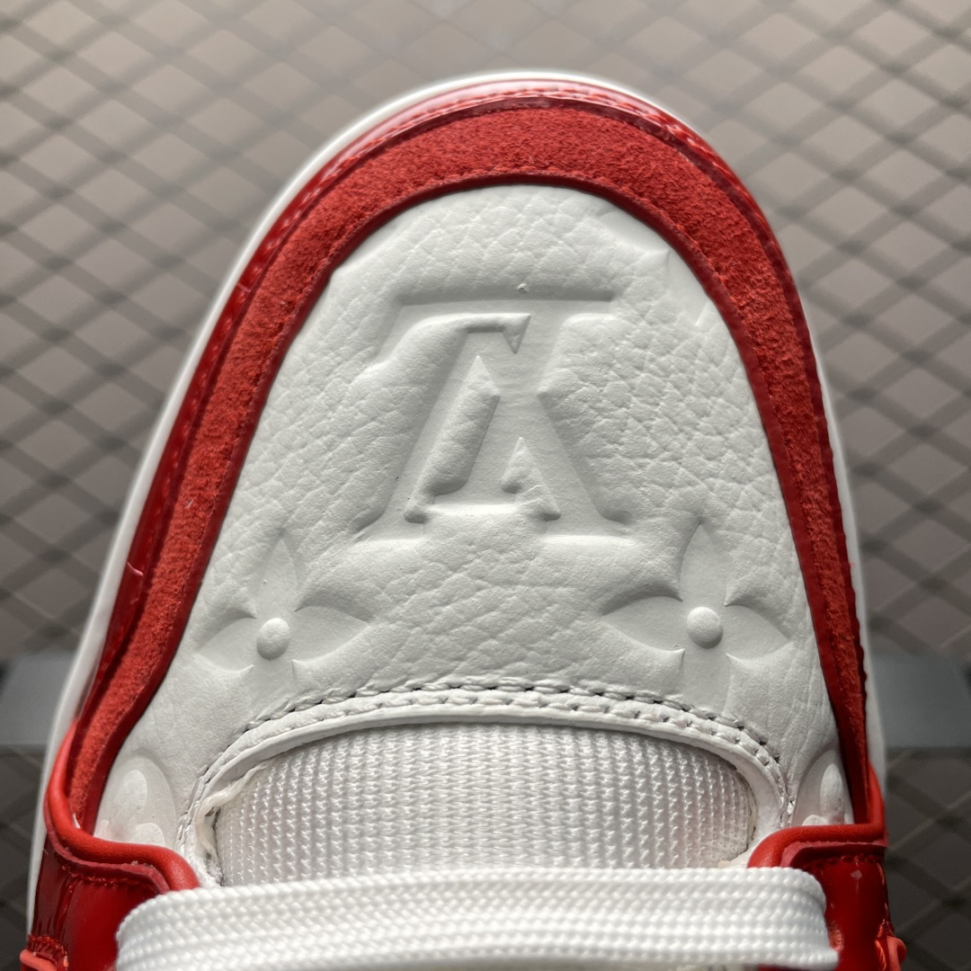 图片[7]-Louis Vuitton 路易威登 LV Trainer 低帮休闲板鞋 海淘代购同渠道品质 高端零售 外贸充正专供 原版购入开发 ZP级全套包装 完美楦型 正确卡色 大底TPU 质感媲美原版 细节与原版一致 请注意区分市面通货材 尺码：38 39 40 41 42 43 44 45 46-选品中心
