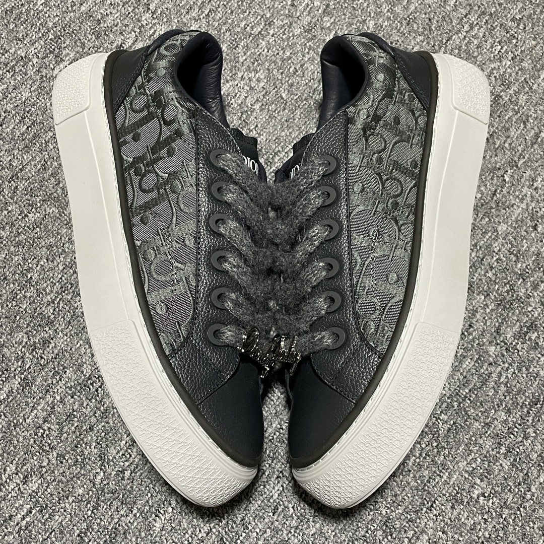 图片[5]-Dior 迪奥 B33 低帮休闲运动鞋 海淘代购同渠道品质 高端零售 外贸充正专供 原版购入开发 ZP级全套包装 完美楦型 正确卡色 质感媲美原版 细节与原版一致 请注意区分市面通货材 尺码：39 40 41 42 43 44 45 46-选品中心