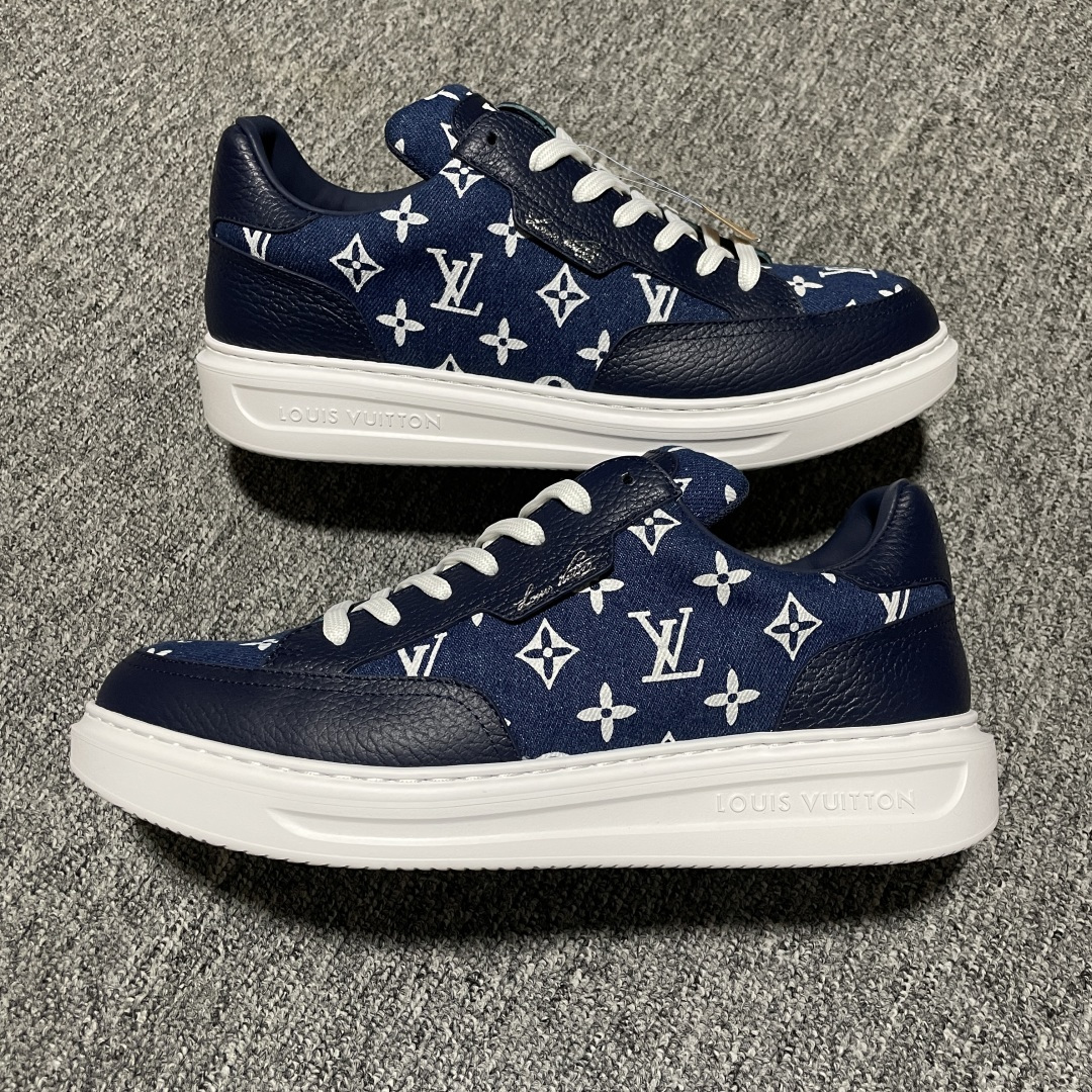 图片[5]-Louis Vuitton LV 路易威登 Beverly Hills 低帮休闲板鞋 海淘代购同渠道品质 高端零售 外贸充正专供 原版购入开发 ZP级全套包装 完美楦型 正确卡色 大底TPU 质感媲美原版 细节与原版一致 请注意区分市面通货材 尺码：38 39 40 41 42 43 44 45 46-选品中心