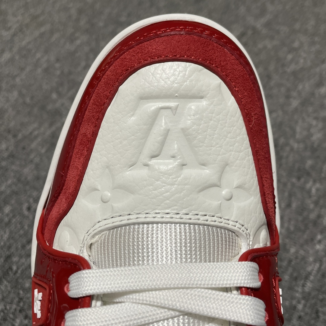 图片[7]-Louis Vuitton 路易威登 LV Trainer 低帮休闲板鞋 海淘代购同渠道品质 高端零售 外贸充正专供 原版购入开发 ZP级全套包装 完美楦型 正确卡色 大底TPU 质感媲美原版 细节与原版一致 请注意区分市面通货材 尺码：38 39 40 41 42 43 44 45 46-选品中心