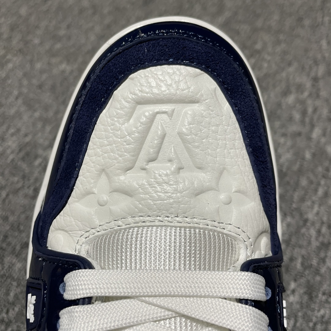 图片[7]-Louis Vuitton 路易威登 LV Trainer 低帮休闲板鞋 海淘代购同渠道品质 高端零售 外贸充正专供 原版购入开发 ZP级全套包装 完美楦型 正确卡色 大底TPU 质感媲美原版 细节与原版一致 请注意区分市面通货材 尺码：38 39 40 41 42 43 44 45 46-选品中心