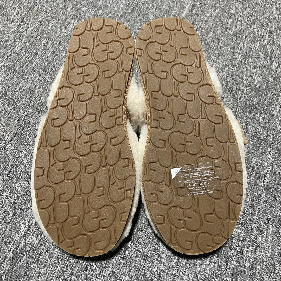 图片[3]-平台外贸专供 UGG 女子蝴蝶结半拖拖鞋 1158266 十年品牌制鞋代工厂生产线出品 注重每一处细节 隆丰A级真羊皮毛一体 完全遵循ZP工艺流程打造 尺码：35 36 37 38 39 40-选品中心