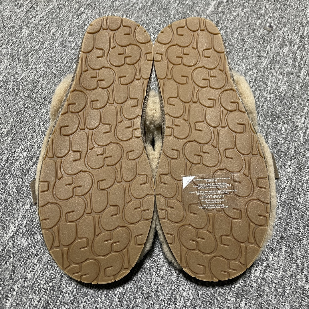 图片[3]-平台外贸专供 UGG 女子蝴蝶结半拖拖鞋 1158266 十年品牌制鞋代工厂生产线出品 注重每一处细节 隆丰A级真羊皮毛一体 完全遵循ZP工艺流程打造 尺码：35 36 37 38 39 40-选品中心