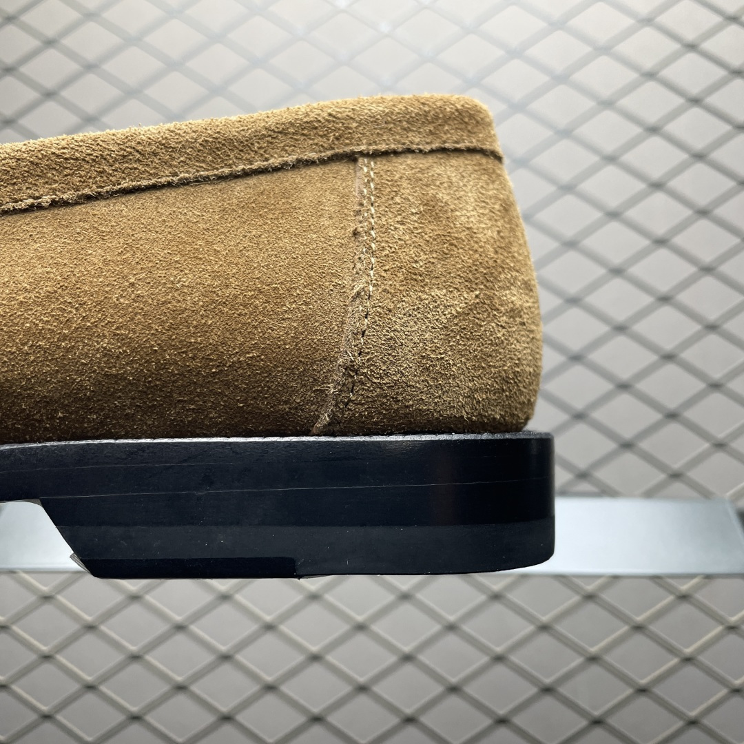 图片[4]-Loewe 罗意威 Campo 美拉德老钱风 低帮休闲皮鞋 乐福鞋 海淘代购同渠道品质 平台高端零售 外贸充正专供 原版购入开发 ZP级全套包装 完美楦型 原厂进口高丝光绒感牛反绒 优质优雅，微微上翘的弧度全油边工艺 全牛皮内里 一整张牛皮切割 无拼皮无边角料皮！独家私模 全真皮大底 整张牛皮鞋垫 独家私人开模压印 整鞋成本十分昂贵 尺码：39 40 41 42 43 44 45 正码正拍-选品中心