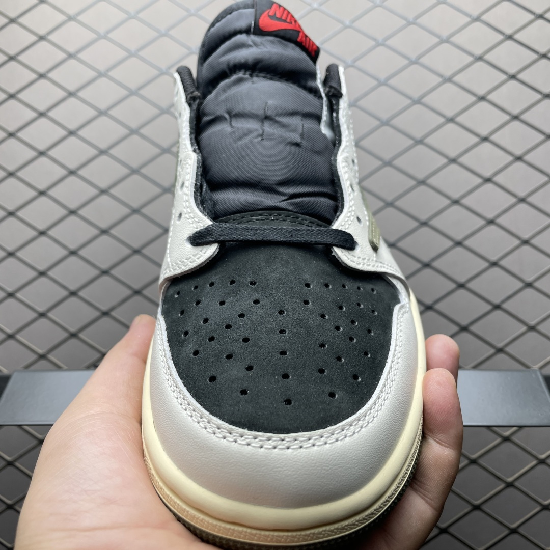 图片[9]-Travis Scott x Air Jordan 1 AJ1乔1低帮倒钩 DZ4137-106 大厂代工流水线打造 纯原级既视感 细节随意对比 尺码：36 36.5 37.5 38 38.5 39 40 40.5 41 42 42.5 43 44 44.5 45 46 47.5-选品中心