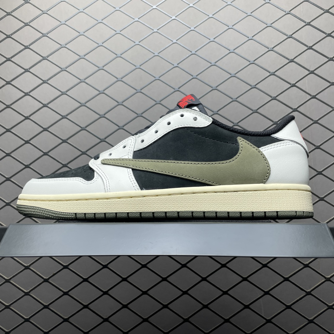 Travis Scott x Air Jordan 1 AJ1乔1低帮倒钩 DZ4137-106 大厂代工流水线打造 纯原级既视感 细节随意对比 尺码：36 36.5 37.5 38 38.5 39 40 40.5 41 42 42.5 43 44 44.5 45 46 47.5-选品中心