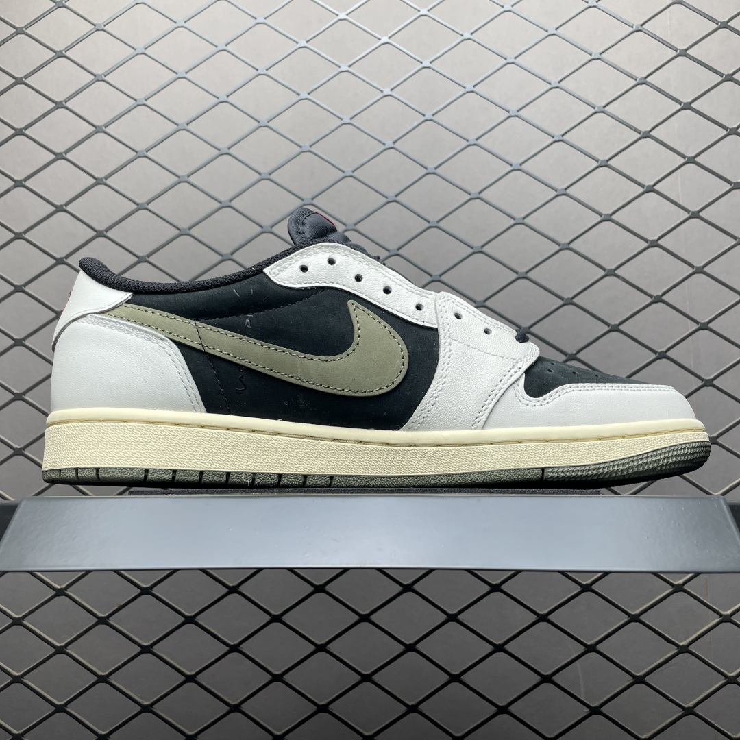 图片[3]-Travis Scott x Air Jordan 1 AJ1乔1低帮倒钩 DZ4137-106 大厂代工流水线打造 纯原级既视感 细节随意对比 尺码：36 36.5 37.5 38 38.5 39 40 40.5 41 42 42.5 43 44 44.5 45 46 47.5-选品中心