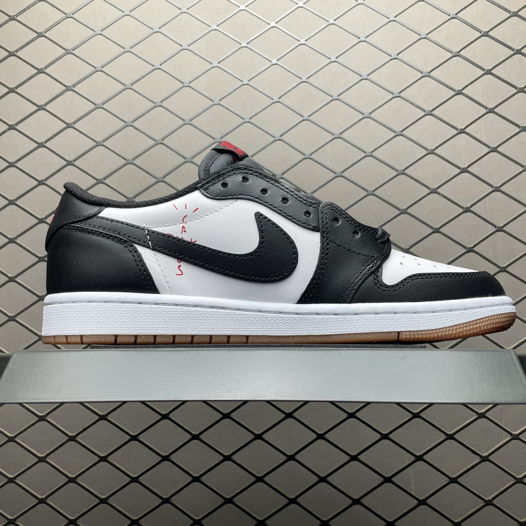 图片[3]-Travis Scott x Air Jordan 1 AJ1乔1低帮倒钩 DZ4137-700 大厂代工流水线打造 纯原级既视感 细节随意对比 尺码：40 40.5 41 42 42.5 43 44 44.5 45 46 47.5-选品中心