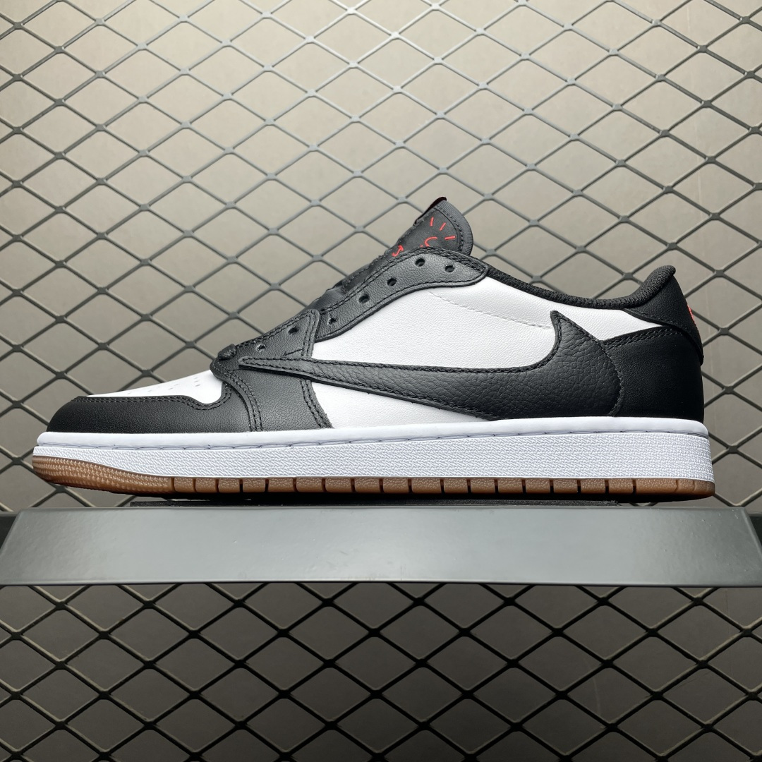 Travis Scott x Air Jordan 1 AJ1乔1低帮倒钩 DZ4137-700 大厂代工流水线打造 纯原级既视感 细节随意对比 尺码:40 40.5 41 42 42.5 43 44 44.5 45 46 47.5-选品中心