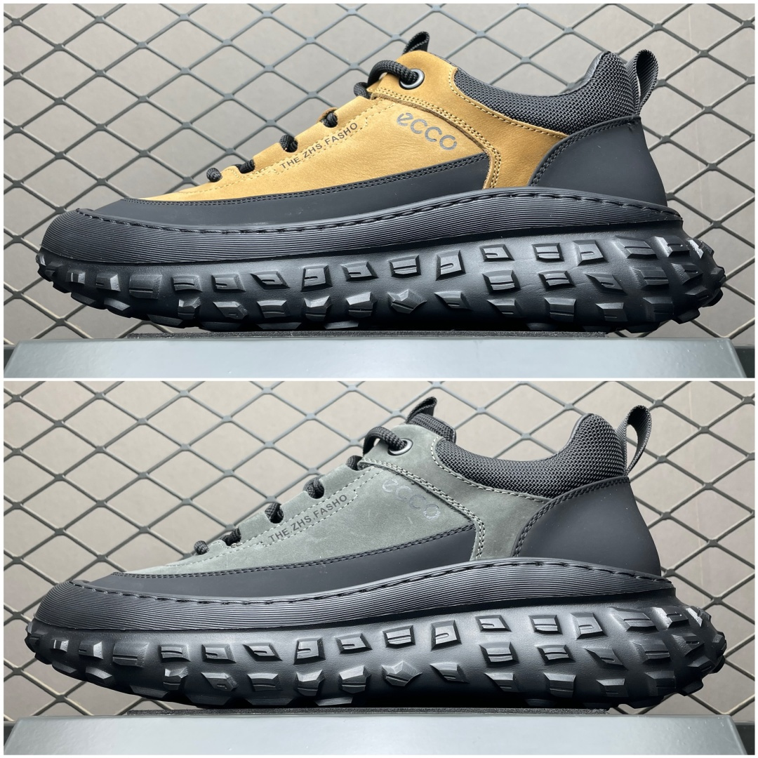 图片[8]-ECCO 爱步 男款新款运动登山鞋 635130 轻盈减震牛皮耐磨户外跑鞋 越野系列 甄选优质牛皮革搭配纺织衬里 防污透气，户外无忧 无惧旷野 提供出色的能量回弹和缓震支撑 长距离不累脚 驰骋百公里 直接注塑工艺连接鞋面与鞋底 一体成型，合脚稳固 贴合舒适 预防前冲 橡胶外底多地形适应，抓地耐磨 为每一次徒步提供稳定支撑 动态平衡 无惧陡坡 简约设计 穿型入野 尺码：38 39 40 41 42 43 皮鞋码-选品中心