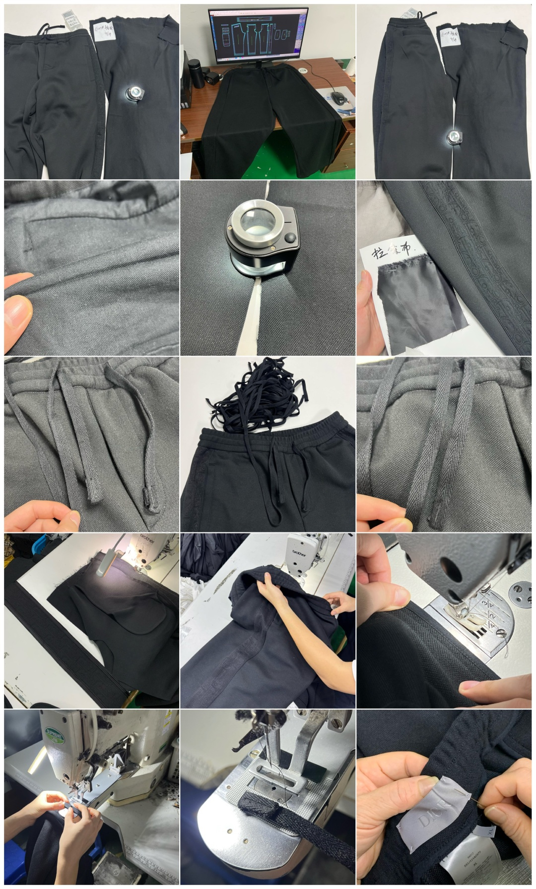 图片[8]-S# Dior 迪奥 侧边暗纹提花长裤 真正原版购回开发打版 高端零售专供 品质保证 100%放心出街 尺码：S M L XL-选品中心