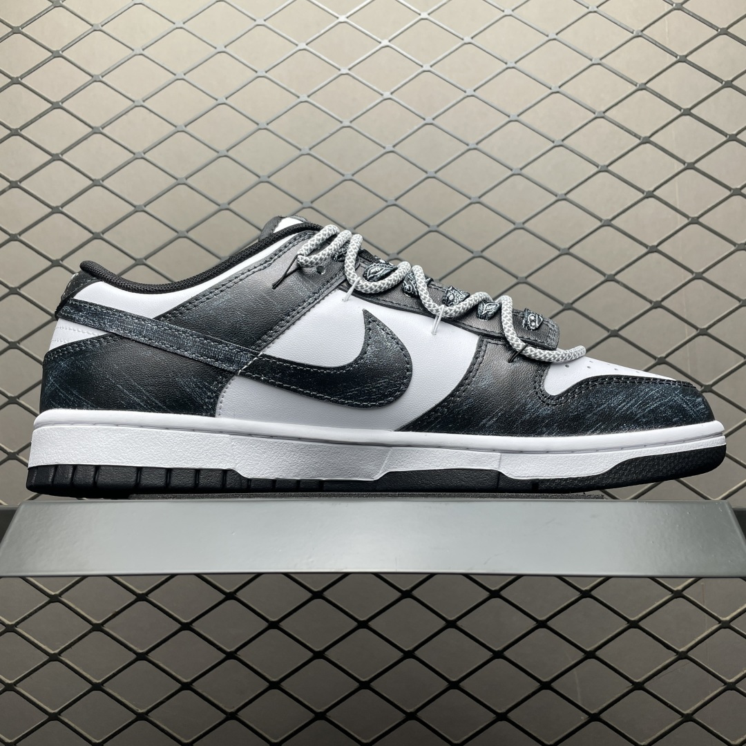 图片[3]-NK Dunk Low 客制款 低帮休闲板鞋 HF5441-100 尺码：40 40.5 41 42 42.5 43 44 44.5 45 46-选品中心