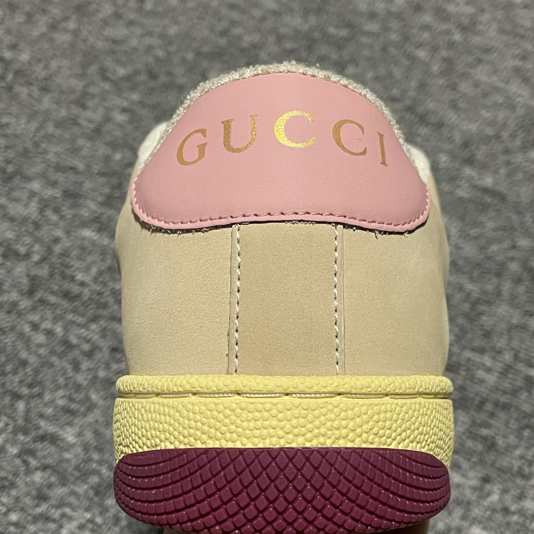 图片[8]-Gucci 古驰 Screener GG珐琅 复古老爹板鞋 海淘代购专供品质 正确楦型 正确固特异无胶走线工艺 配件齐全 进口皮料/原版毛巾内里 匠心打造 其用料及细节已争取最大限度还原公司正品 实拍如图 所见即所得 谨防混卖 尺码：35 36 37 38 39 40-选品中心