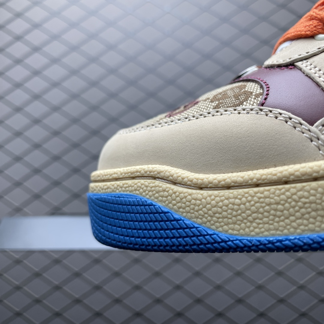 图片[6]-Gucci 古驰 Screener GG珐琅 复古老爹板鞋 海淘代购专供品质 正确楦型 正确固特异无胶走线工艺 配件齐全 进口皮料/原版毛巾内里 匠心打造 其用料及细节已争取最大限度还原公司正品 实拍如图 所见即所得 谨防混卖 尺码：39 40 41 42 43 44 45-选品中心