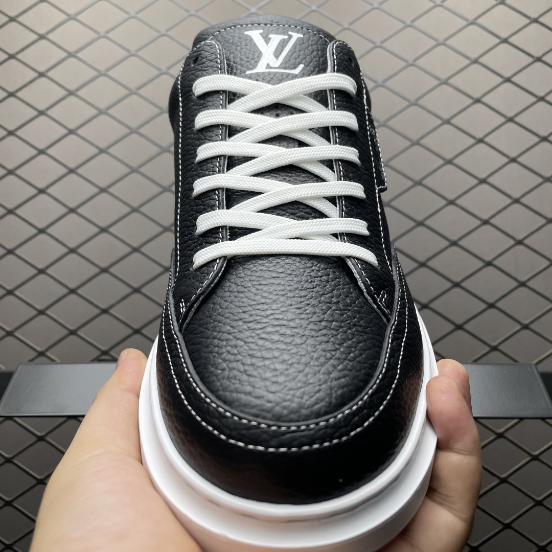 图片[9]-Louis Vuitton LV 路易威登 Beverly Hills 低帮休闲板鞋 海淘代购同渠道品质 高端零售 外贸充正专供 原版购入开发 ZP级全套包装 完美楦型 正确卡色 大底TPU 质感媲美原版 细节与原版一致 请注意区分市面通货材 尺码：38 39 40 41 42 43 44 45 46-选品中心