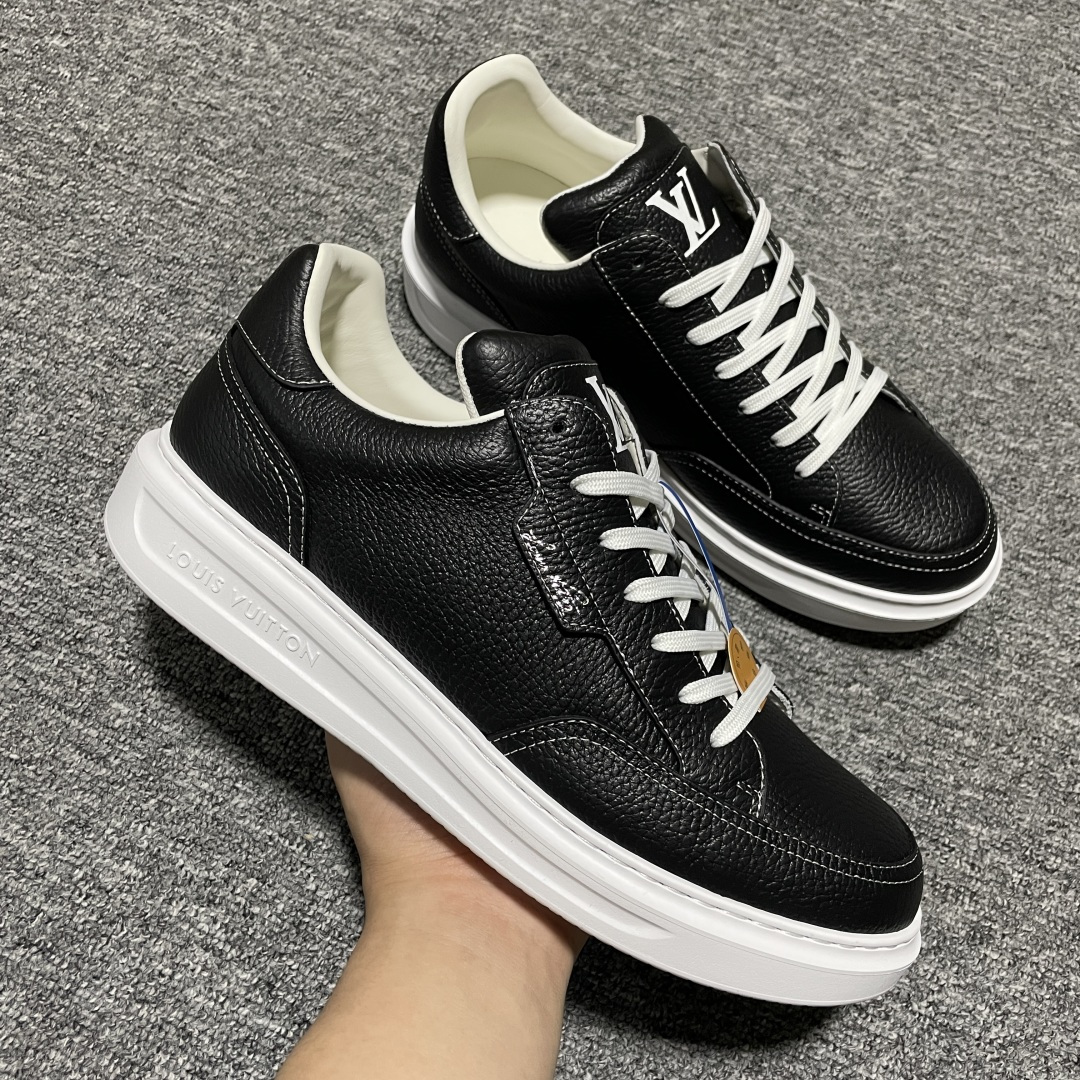 图片[6]-Louis Vuitton LV 路易威登 Beverly Hills 低帮休闲板鞋 海淘代购同渠道品质 高端零售 外贸充正专供 原版购入开发 ZP级全套包装 完美楦型 正确卡色 大底TPU 质感媲美原版 细节与原版一致 请注意区分市面通货材 尺码：38 39 40 41 42 43 44 45 46-选品中心