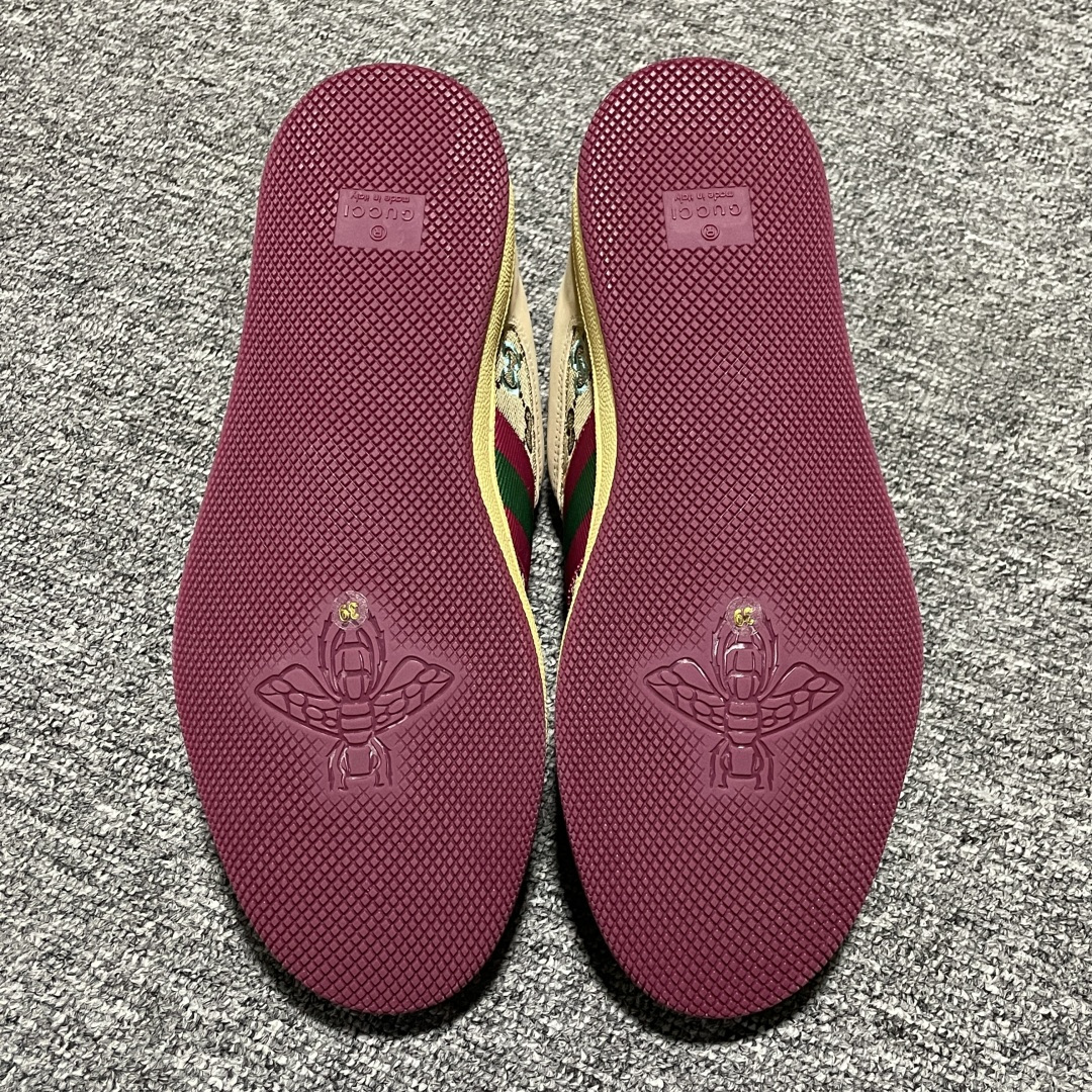 图片[3]-Gucci 古驰 Screener GG珐琅 复古老爹板鞋 海淘代购专供品质 正确楦型 正确固特异无胶走线工艺 配件齐全 进口皮料/原版毛巾内里 匠心打造 其用料及细节已争取最大限度还原公司正品 实拍如图 所见即所得 谨防混卖 尺码：35 36 37 38 39 40-选品中心