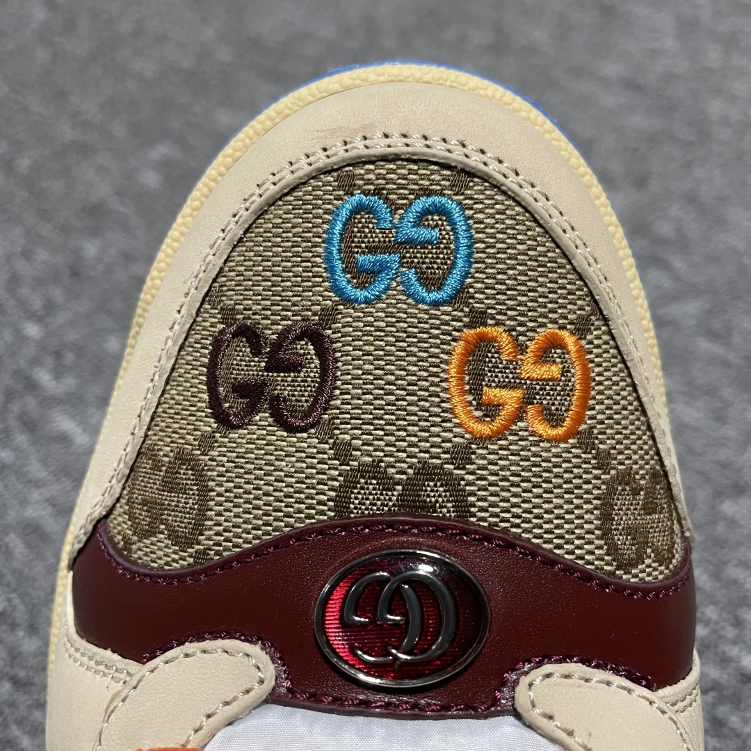 图片[7]-Gucci 古驰 Screener GG珐琅 复古老爹板鞋 海淘代购专供品质 正确楦型 正确固特异无胶走线工艺 配件齐全 进口皮料/原版毛巾内里 匠心打造 其用料及细节已争取最大限度还原公司正品 实拍如图 所见即所得 谨防混卖 尺码：39 40 41 42 43 44 45-选品中心