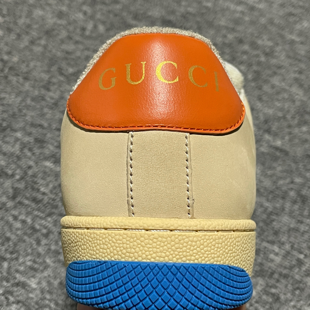 图片[8]-Gucci 古驰 Screener GG珐琅 复古老爹板鞋 海淘代购专供品质 正确楦型 正确固特异无胶走线工艺 配件齐全 进口皮料/原版毛巾内里 匠心打造 其用料及细节已争取最大限度还原公司正品 实拍如图 所见即所得 谨防混卖 尺码：39 40 41 42 43 44 45-选品中心