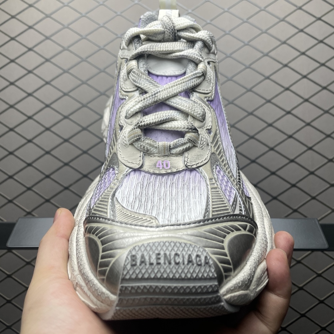 图片[9]-Balenciaga 巴黎世家 3XL 做旧复古老爹鞋 734731 巴黎世家十代 官方全套配件鞋盒 鞋带 防尘纸配套齐全 尺码：35 36 37 38 39 40 41 42 43 44 45 46 注意：尺码偏大-选品中心