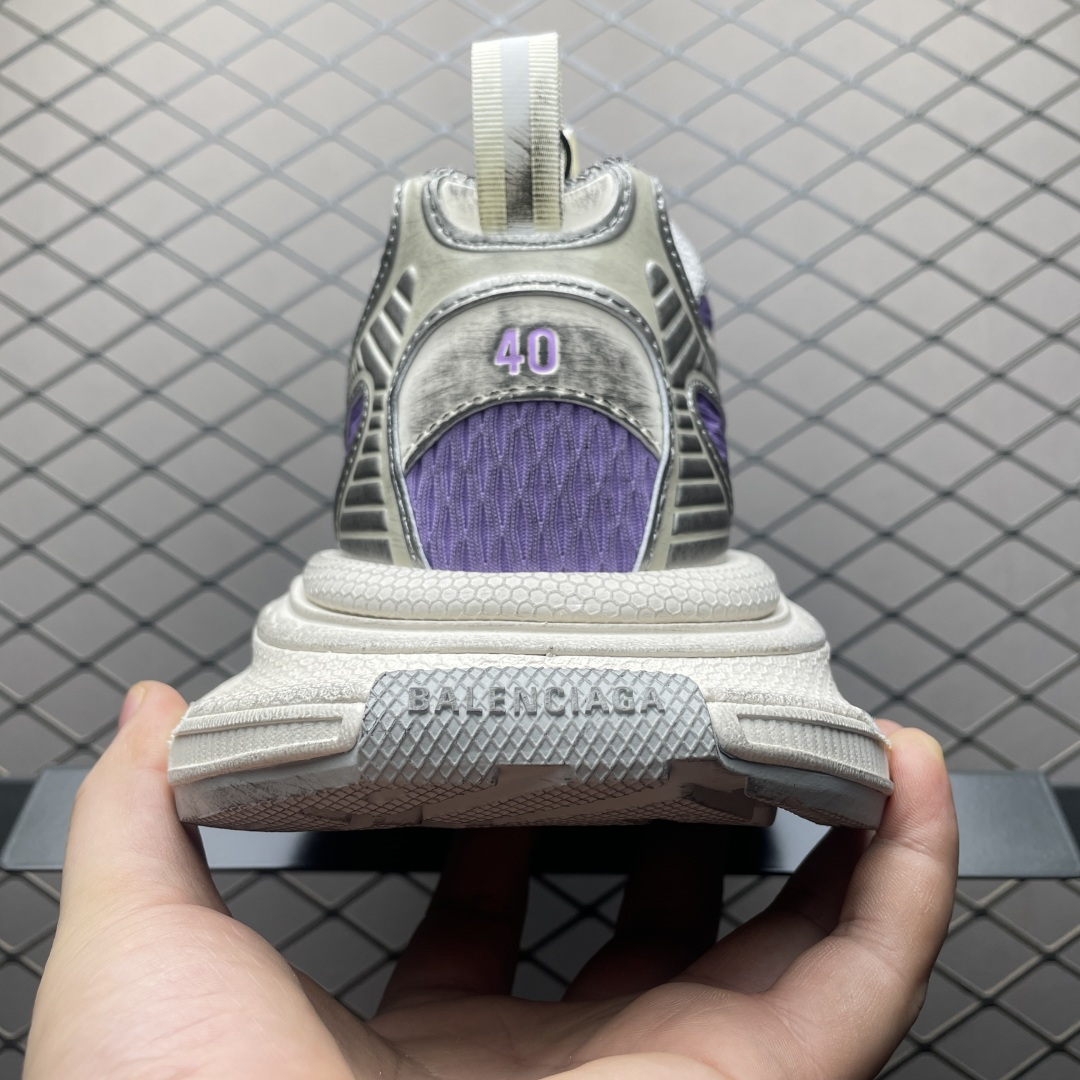 图片[2]-Balenciaga 巴黎世家 3XL 做旧复古老爹鞋 734731 巴黎世家十代 官方全套配件鞋盒 鞋带 防尘纸配套齐全 尺码：35 36 37 38 39 40 41 42 43 44 45 46 注意：尺码偏大-选品中心