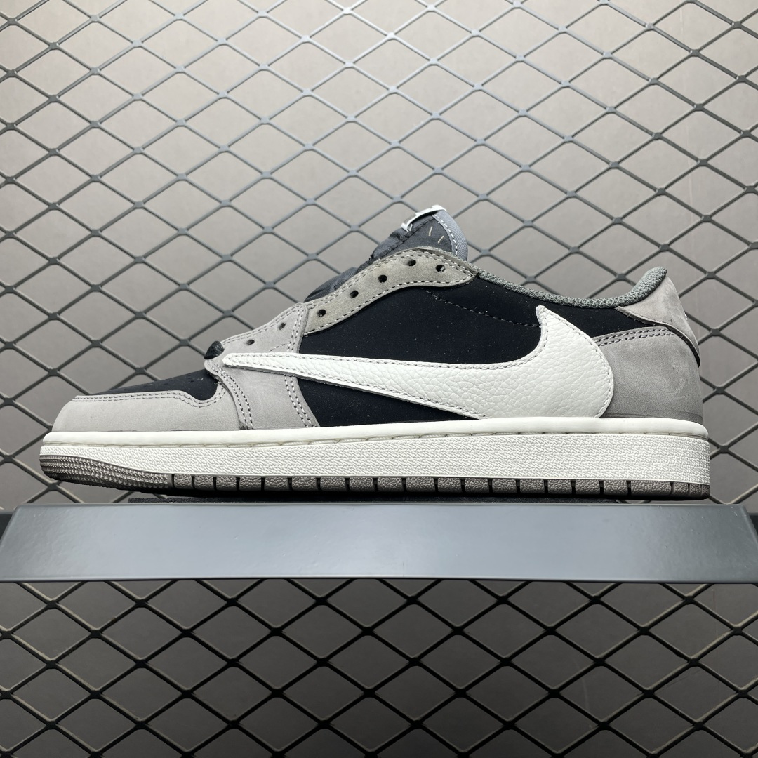 Travis Scott x Air Jordan 1 AJ1乔1低帮倒钩 DM7866-001 大厂代