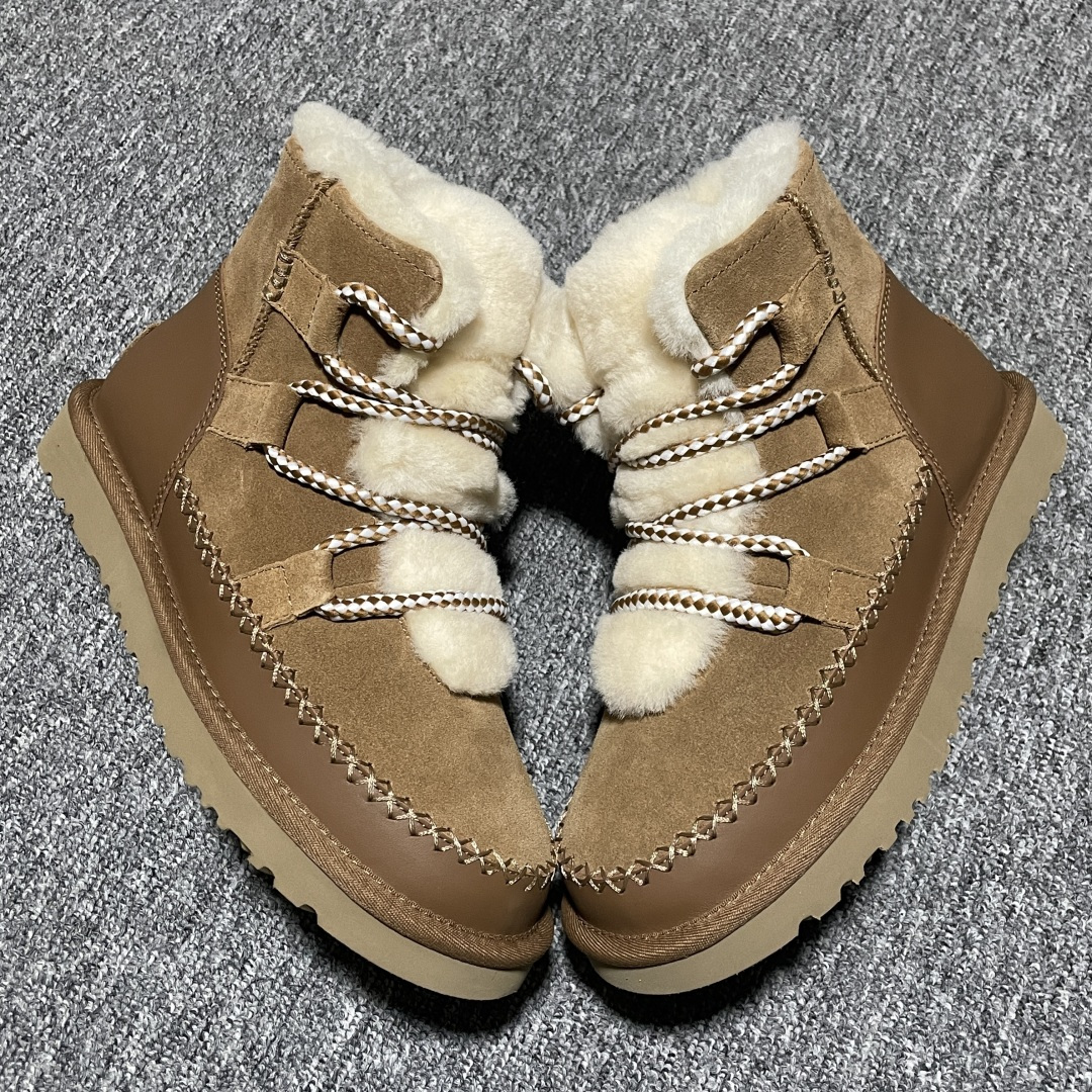 图片[2]-平台外贸专供 UGG 新款雪地靴 1174574 十年品牌制鞋代工厂生产线出品 注重每一处细节 隆丰A级真羊皮毛一体 完全遵循ZP工艺流程打造 尺码：35 36 37 38 39 40-选品中心