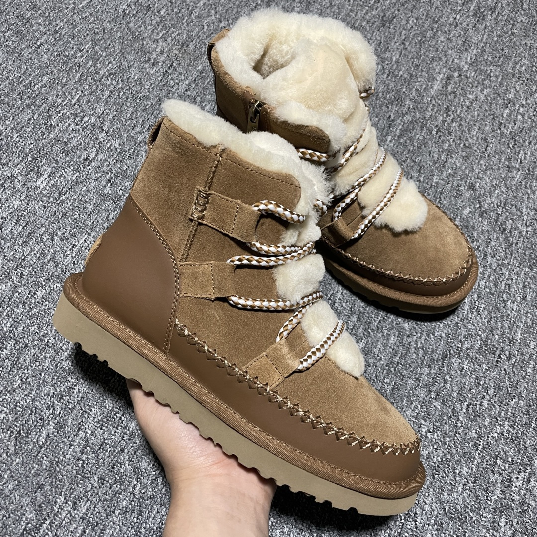 图片[6]-平台外贸专供 UGG 新款雪地靴 1174574 十年品牌制鞋代工厂生产线出品 注重每一处细节 隆丰A级真羊皮毛一体 完全遵循ZP工艺流程打造 尺码：35 36 37 38 39 40-选品中心