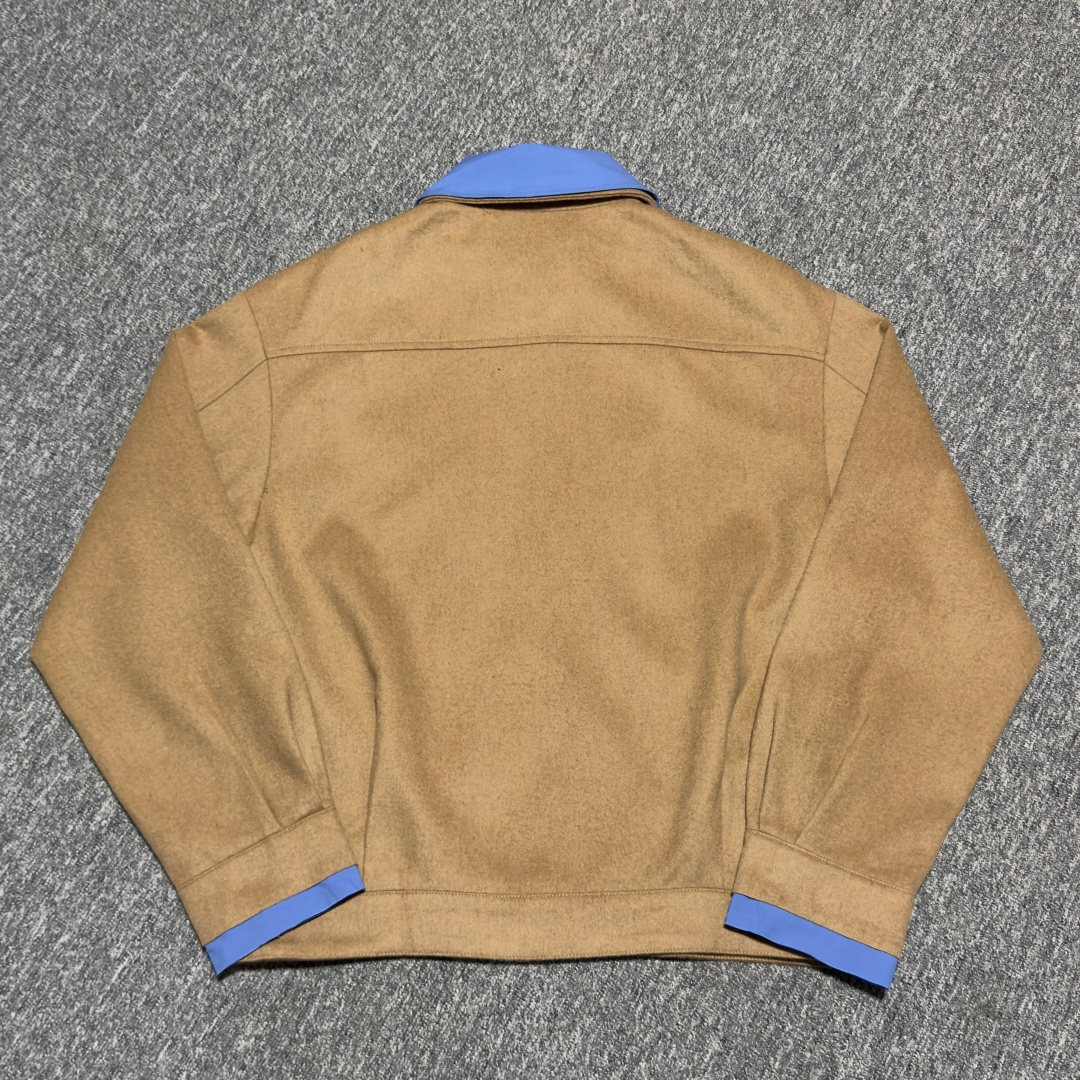 图片[3]-S# MiuMiu 缪缪 驼毛 可拆卸衣领夹克外套 真正原版购回开发打版 高端零售专供 品质保证 100%放心出街 尺码：38 40 42 44-选品中心