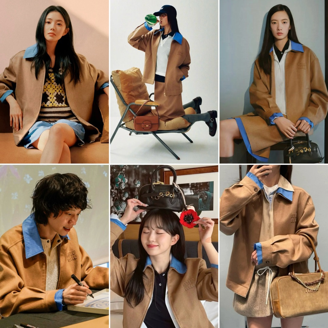 图片[7]-S# MiuMiu 缪缪 驼毛 可拆卸衣领夹克外套 真正原版购回开发打版 高端零售专供 品质保证 100%放心出街 尺码：38 40 42 44-选品中心