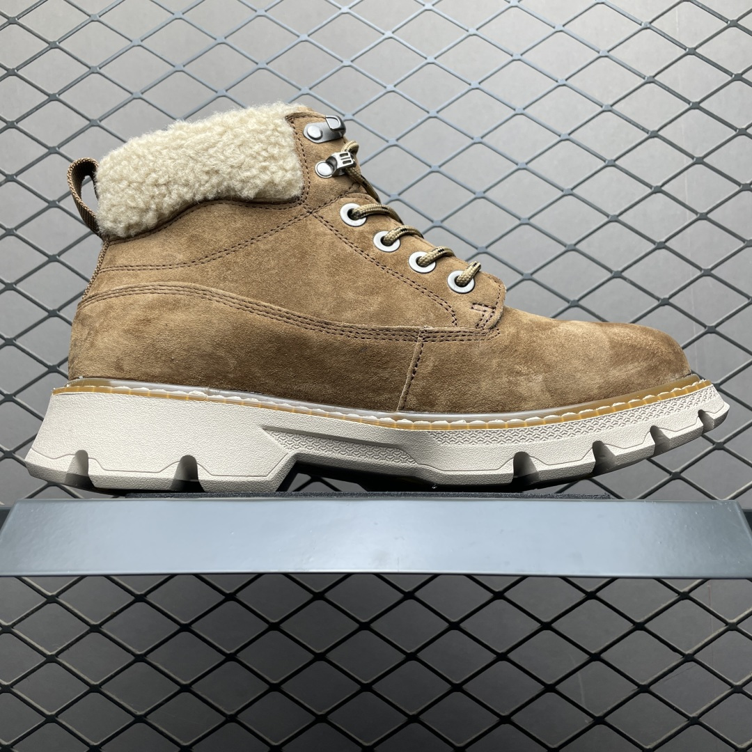 图片[3]-UGG 客制款 男士休闲鞋雪地靴工装靴系列 U5867M 广东大厂品质 秋冬新款 时尚潮流搭配 面料釆用意大利进口磨砂牛皮 全鞋真牛皮材料 大底到五金都是代工厂原材料制作 日常随意搭配 型男必备 尺码：39 40 41 42 43 44-选品中心