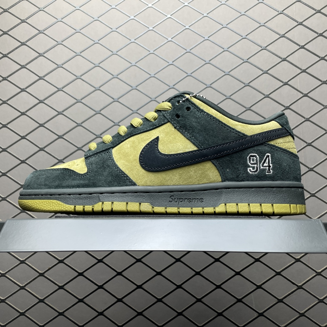 M版纯原 Supreme x NK Dunk Low SUP 联名款 低帮休闲滑板鞋 HQ8487-300 国内DUNK大系列领域T0品质专业出品 原厂材料打造 原厂竖纹包装纸 鞋盒钢印可区别市面版本 平台外贸充Z 高端零售专供品质 尺码：40 40.5 41 42 42.5 43 44 44.5 45 46 47.5-选品中心