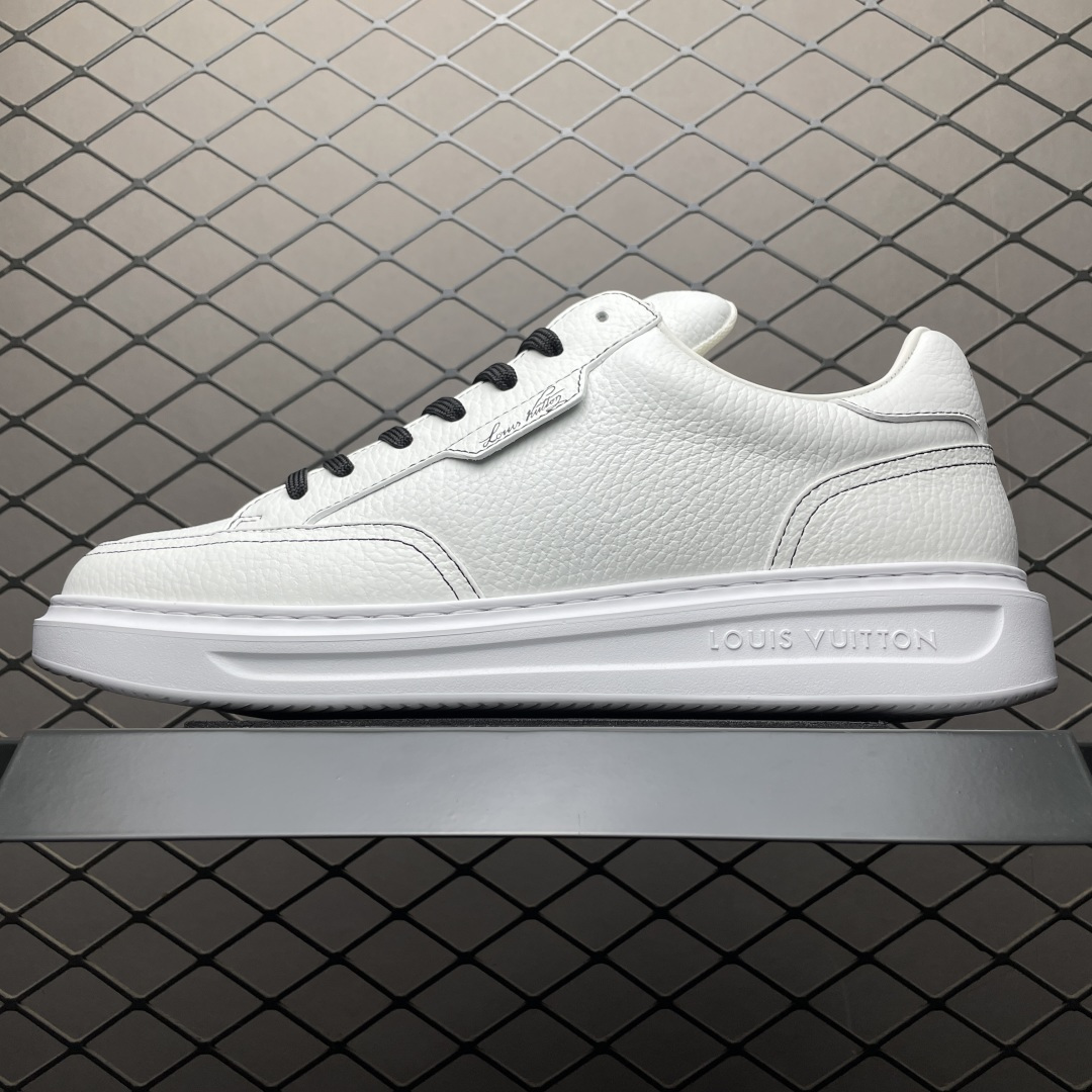Louis Vuitton LV 路易威登 Beverly Hills 低帮休闲板鞋 海淘代购同渠道品质 高端零售 外贸充正专供 原版购入开发 ZP级全套包装 完美楦型 正确卡色 大底TPU 质感媲美原版 细节与原版一致 请注意区分市面通货材 尺码：38 39 40 41 42 43 44 45 46-选品中心