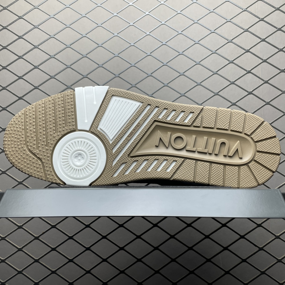 图片[5]-Louis Vuitton 路易威登 LV Trainer 低帮休闲板鞋 海淘代购同渠道品质 高端零售 外贸充正专供 原版购入开发 ZP级全套包装 完美楦型 正确卡色 大底TPU 质感媲美原版 细节与原版一致 请注意区分市面通货材 尺码：35 36 37 38 39 40 41 42 43 44 45 46-选品中心