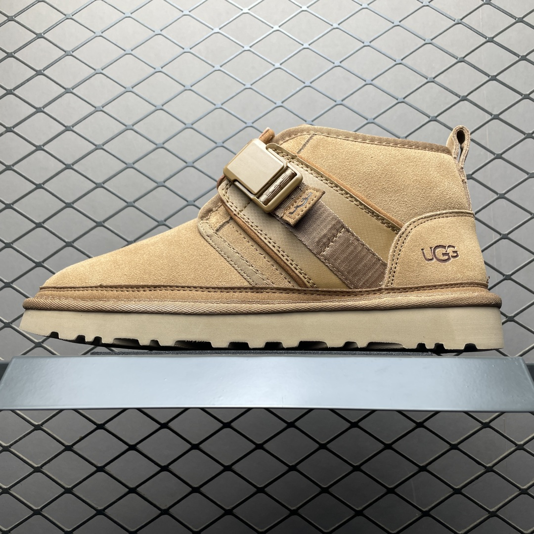 平台外贸专供 UGG Neumel Snapback 男士雪地靴 1118570 外贸平台充Z 高端零售专供品质 十年品牌制鞋代工厂生产线出品 注重每一处细节 隆丰A级真羊皮毛一体 完全遵循ZP工艺流程打造 尺码：39 40 41 42 43 44-选品中心