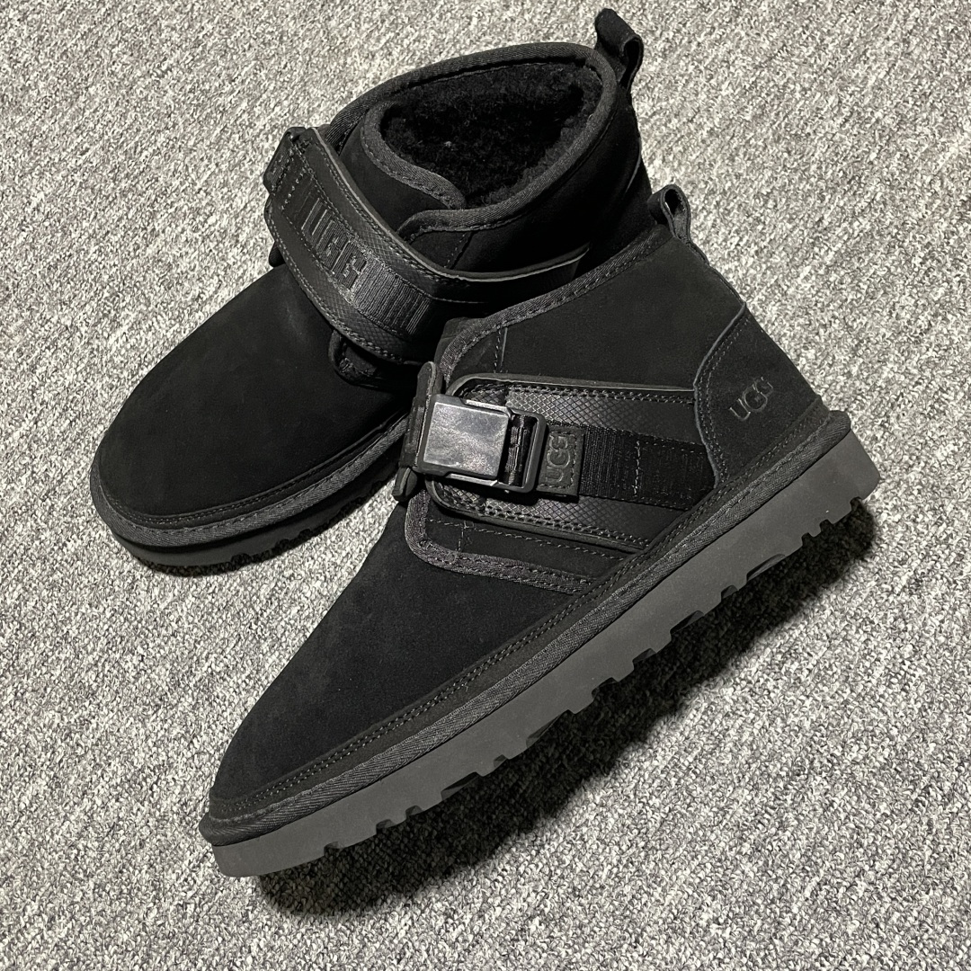 图片[4]-平台外贸专供 UGG Neumel Snapback 男士雪地靴 1118570 外贸平台充Z 高端零售专供品质 十年品牌制鞋代工厂生产线出品 注重每一处细节 隆丰A级真羊皮毛一体 完全遵循ZP工艺流程打造 尺码：39 40 41 42 43 44-选品中心