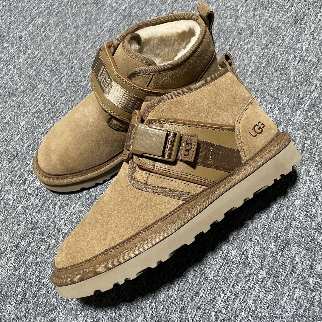 图片[4]-平台外贸专供 UGG Neumel Snapback 男士雪地靴 1118570 外贸平台充Z 高端零售专供品质 十年品牌制鞋代工厂生产线出品 注重每一处细节 隆丰A级真羊皮毛一体 完全遵循ZP工艺流程打造 尺码：39 40 41 42 43 44-选品中心