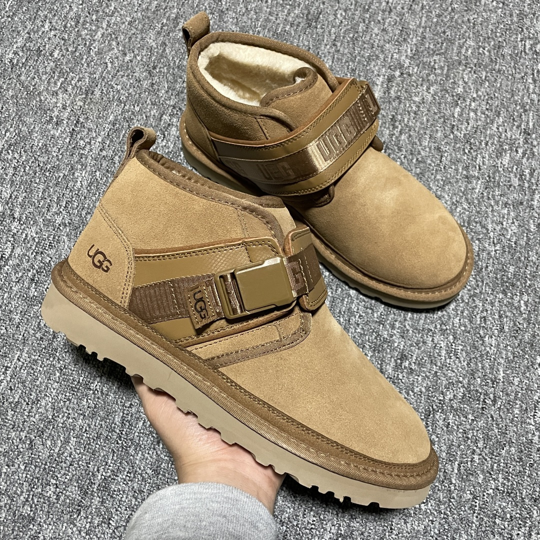 图片[6]-平台外贸专供 UGG Neumel Snapback 男士雪地靴 1118570 外贸平台充Z 高端零售专供品质 十年品牌制鞋代工厂生产线出品 注重每一处细节 隆丰A级真羊皮毛一体 完全遵循ZP工艺流程打造 尺码：39 40 41 42 43 44-选品中心