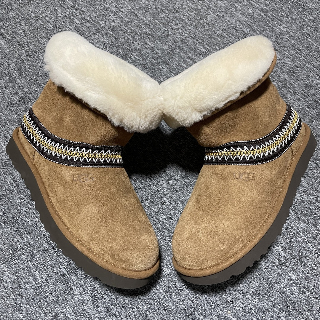图片[5]-网红爆款 平台外贸专供 UGG 高帮雪地靴 1161770 外贸平台充Z 高端零售专供品质 十年品牌制鞋代工厂生产线出品 注重每一处细节 隆丰A级真羊皮毛一体 完全遵循ZP工艺流程打造 尺码：35 36 37 38 39 40-选品中心