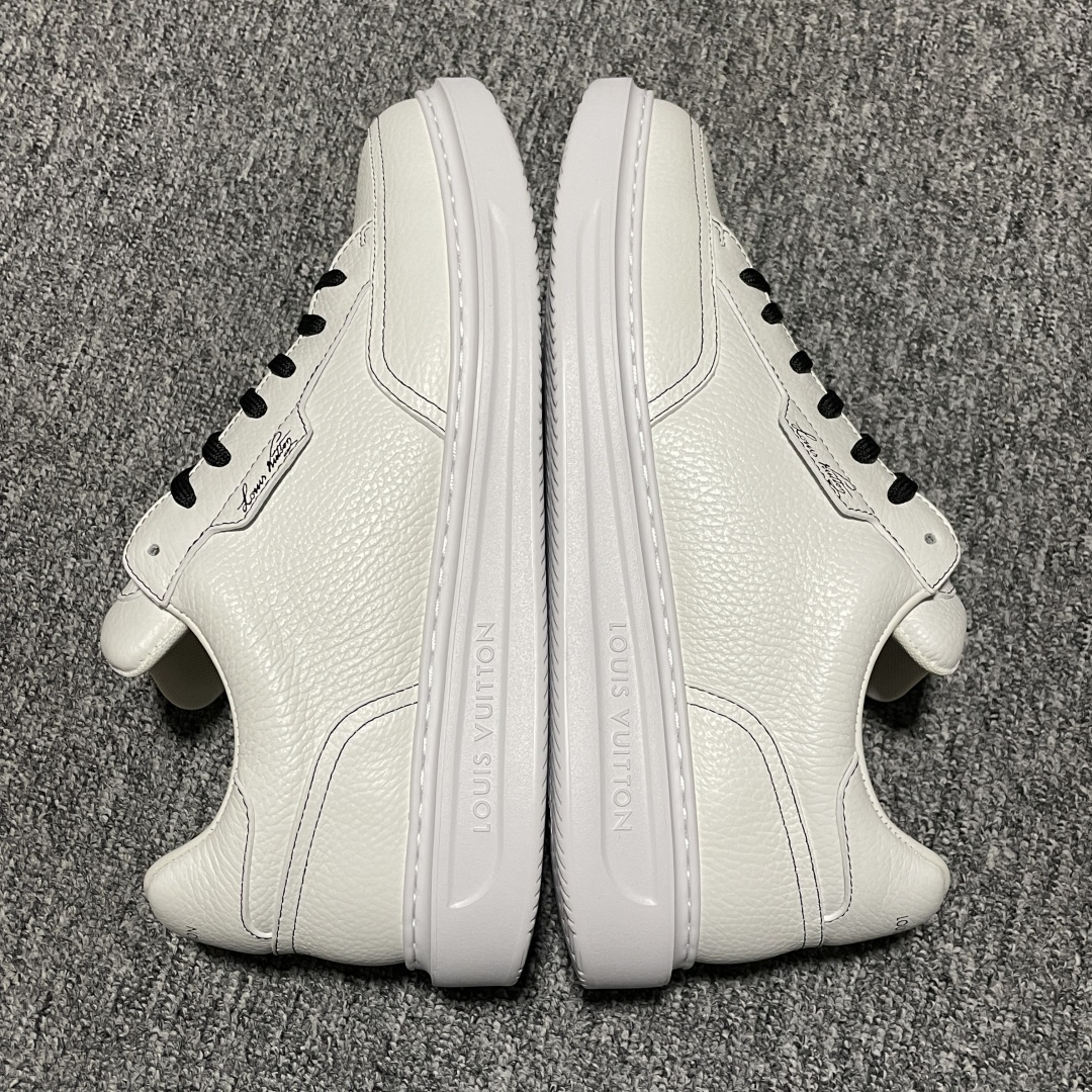 图片[2]-Louis Vuitton LV 路易威登 Beverly Hills 低帮休闲板鞋 海淘代购同渠道品质 高端零售 外贸充正专供 原版购入开发 ZP级全套包装 完美楦型 正确卡色 大底TPU 质感媲美原版 细节与原版一致 请注意区分市面通货材 尺码：38 39 40 41 42 43 44 45 46-选品中心