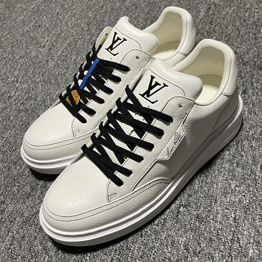 图片[4]-Louis Vuitton LV 路易威登 Beverly Hills 低帮休闲板鞋 海淘代购同渠道品质 高端零售 外贸充正专供 原版购入开发 ZP级全套包装 完美楦型 正确卡色 大底TPU 质感媲美原版 细节与原版一致 请注意区分市面通货材 尺码：38 39 40 41 42 43 44 45 46-选品中心