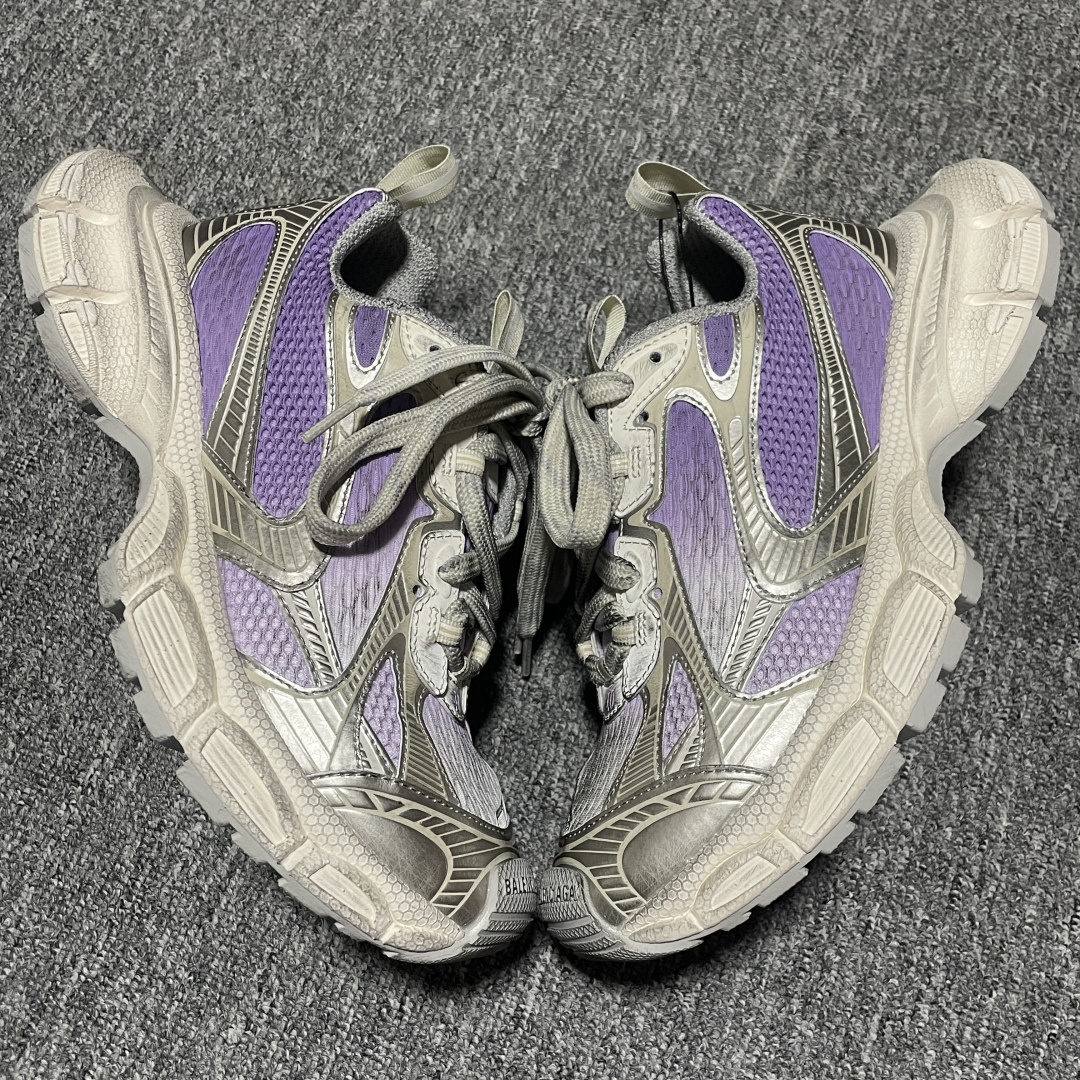 图片[5]-Balenciaga 巴黎世家 3XL 做旧复古老爹鞋 734731 巴黎世家十代 官方全套配件鞋盒 鞋带 防尘纸配套齐全 尺码：35 36 37 38 39 40 41 42 43 44 45 46 注意：尺码偏大-选品中心