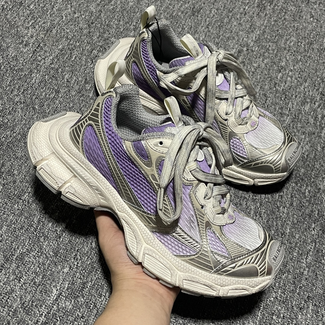 图片[6]-Balenciaga 巴黎世家 3XL 做旧复古老爹鞋 734731 巴黎世家十代 官方全套配件鞋盒 鞋带 防尘纸配套齐全 尺码：35 36 37 38 39 40 41 42 43 44 45 46 注意：尺码偏大-选品中心