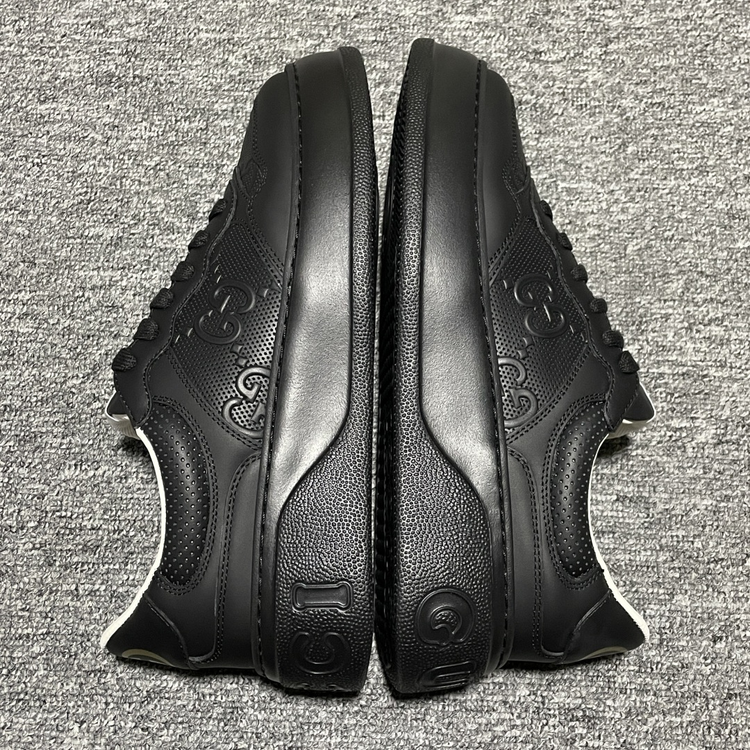 图片[2]-代购专供品质 Gucci 古驰 Screener 厚底休闲鞋 厚底增高系列 全新版本出货 正确版型 高端外贸 高端零售专供品质 最新官方绿色手提礼盒 所有皮面均同步官方采用皮革油边工艺 同步官方采用无胶车线工艺 尺码：39 40 41 42 43 44 45-选品中心