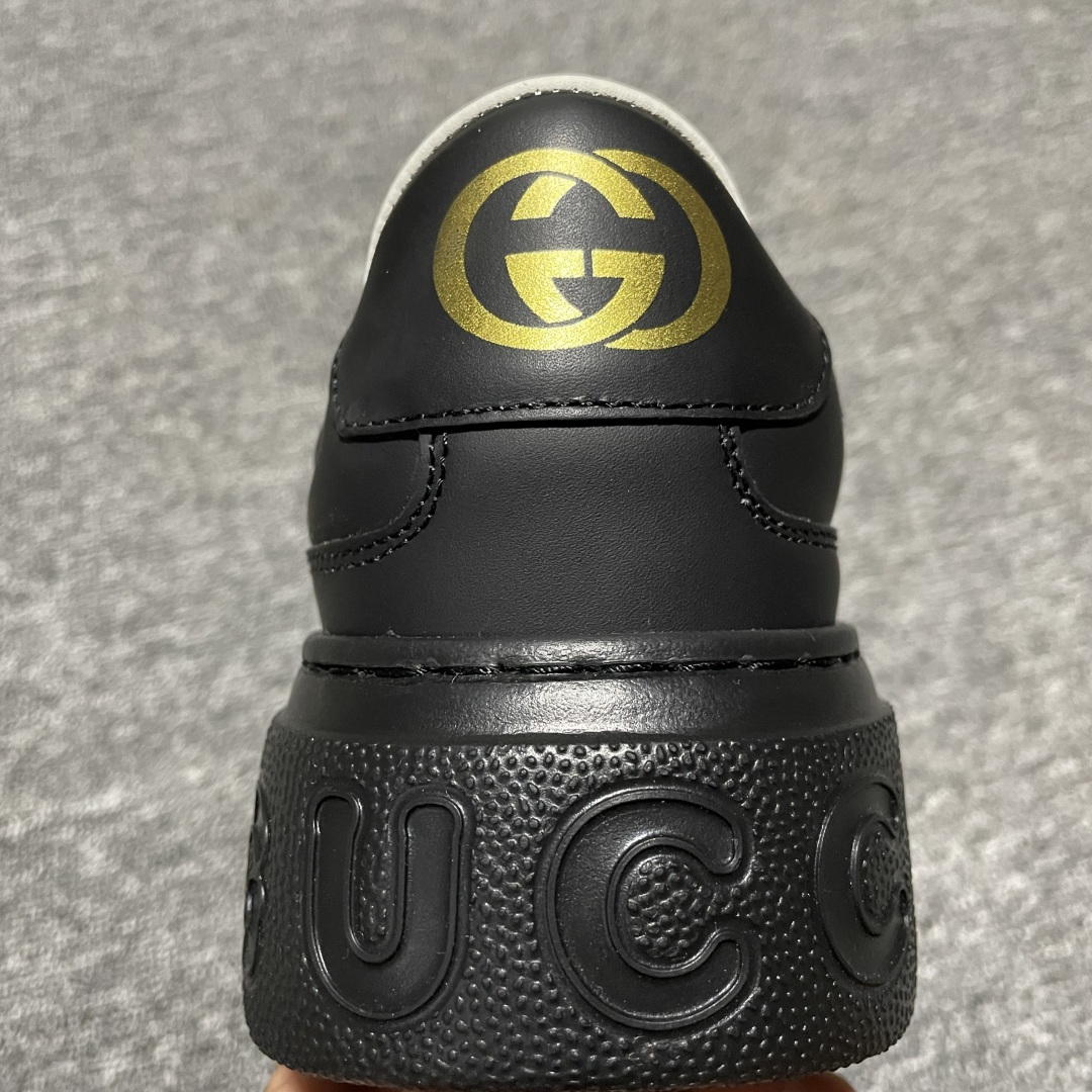 图片[9]-代购专供品质 Gucci 古驰 Screener 厚底休闲鞋 厚底增高系列 全新版本出货 正确版型 高端外贸 高端零售专供品质 最新官方绿色手提礼盒 所有皮面均同步官方采用皮革油边工艺 同步官方采用无胶车线工艺 尺码：39 40 41 42 43 44 45-选品中心