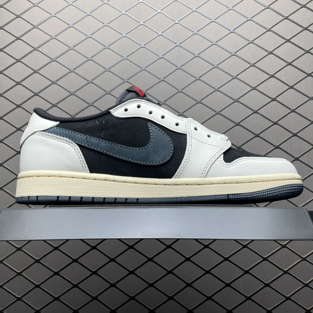 图片[3]-Travis Scott x Air Jordan 1 AJ1乔1低帮倒钩 DZ4137-700 大厂代工流水线打造 纯原级既视感 细节随意对比 尺码：40 40.5 41 42 42.5 43 44 44.5 45 46 47.5-选品中心