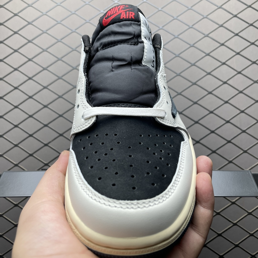 图片[9]-Travis Scott x Air Jordan 1 AJ1乔1低帮倒钩 DZ4137-700 大厂代工流水线打造 纯原级既视感 细节随意对比 尺码：40 40.5 41 42 42.5 43 44 44.5 45 46 47.5-选品中心
